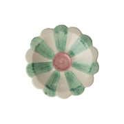 Petite Coupelle Céramique Rayures Vert - Rice