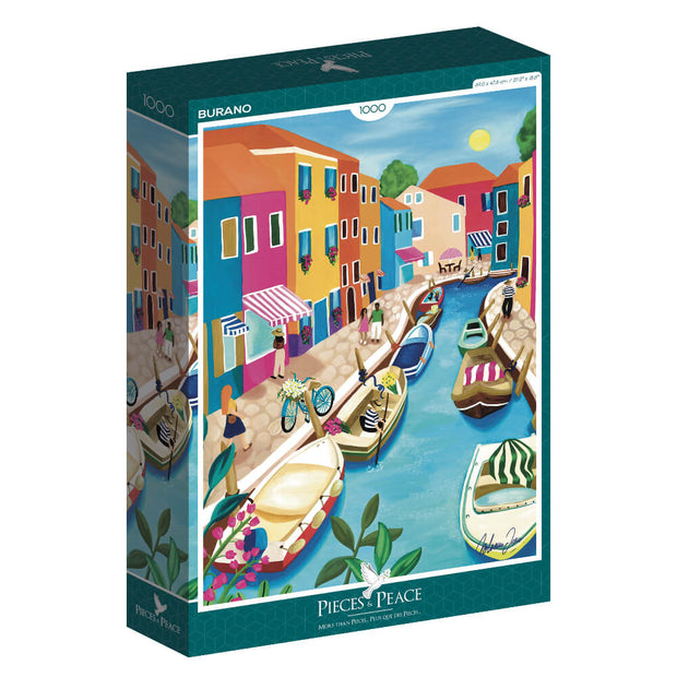 Puzzle Burano 1000 Pièces - Pieces & Peace