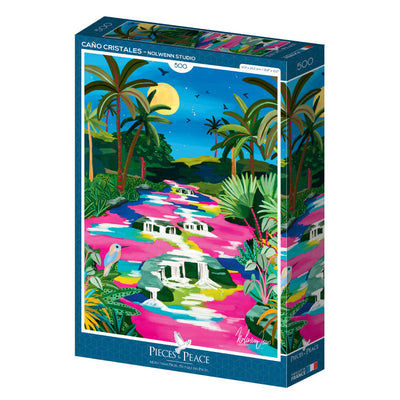 Puzzle Caño Cristales 500 Pièces - Pieces & Peace