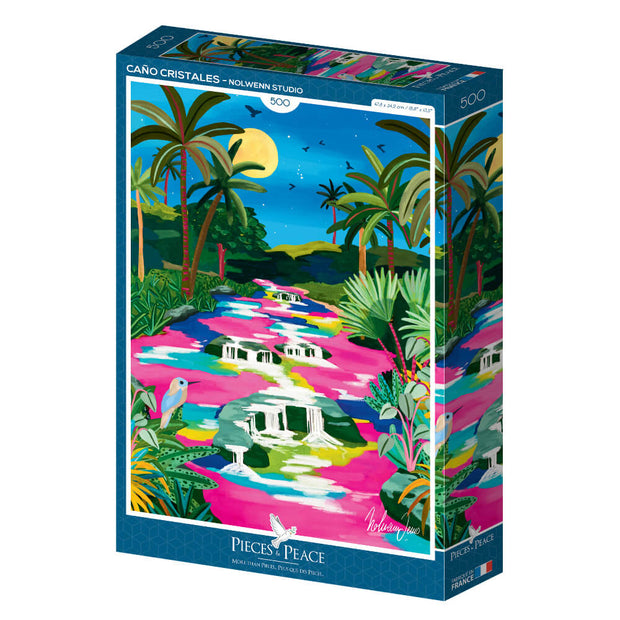 Puzzle Caño Cristales 500 Pièces - Pieces & Peace