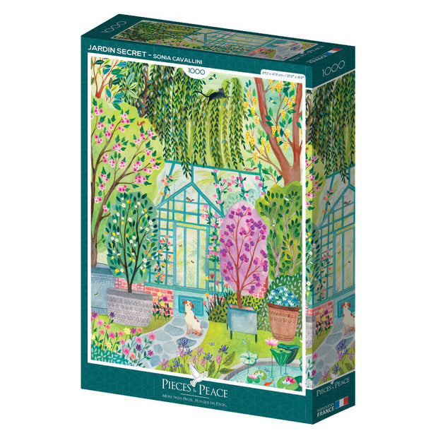Puzzle Jardin secret - 1000 pièces - Pieces and Peace
