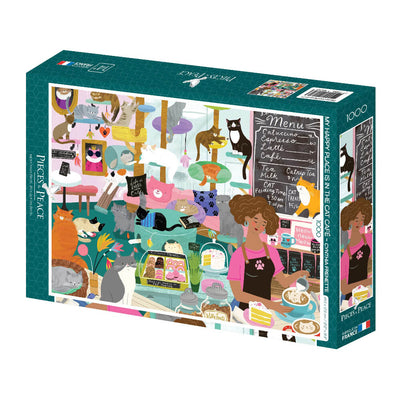 Cat Café - Puzzle 1000 - Pieces and Peace