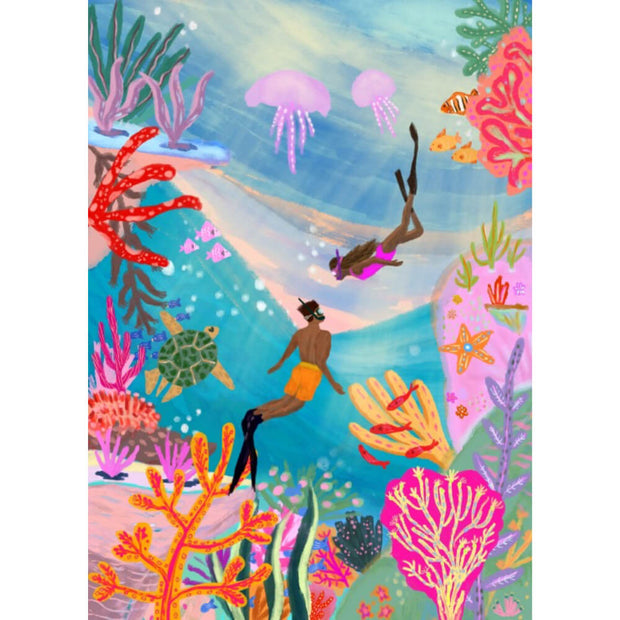 Puzzle Natation sauvage - 500 Pièces - Pieces & Peace