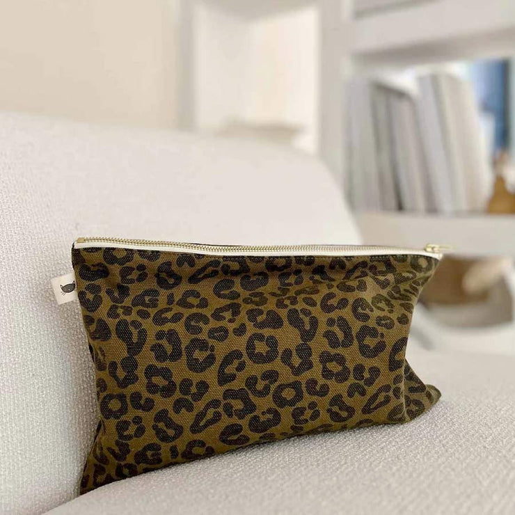 Pochette Sofia garou olive - Rose in April