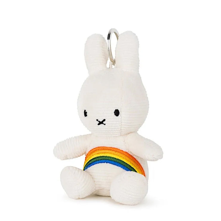 Porte clé Miffy arc en ciel - Bon ton