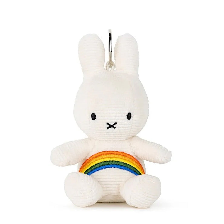 Porte clé Miffy arc en ciel - Bon ton