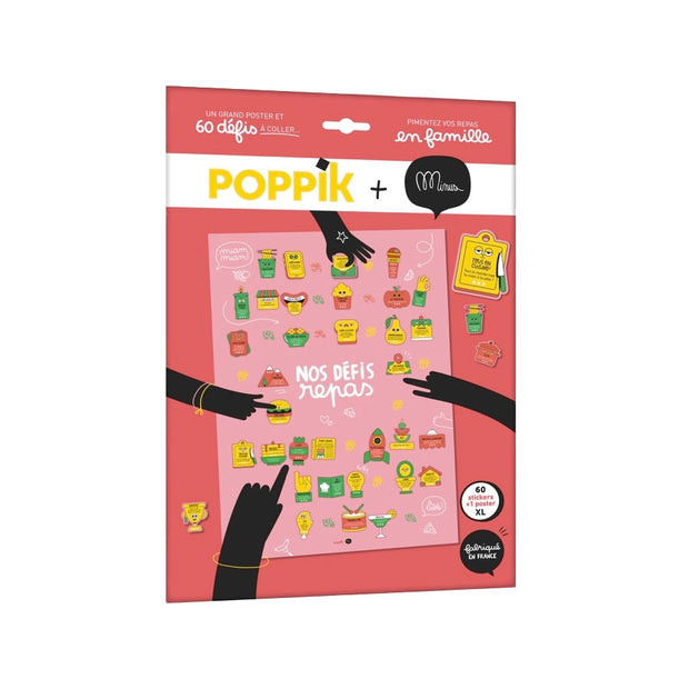 Affiche Nos défis repas - Poppik