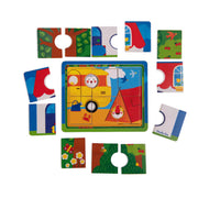 Puzzle 3 étages les Popipop - Moulin Roty