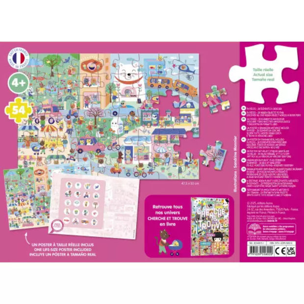 Puzzle cherche et trouve Kawaii - Auzou