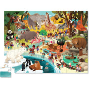 Puzzle 48 pièces une journée au zoo - Crocodile Creek