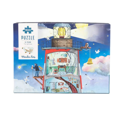 Puzzle phare le jardin du moulin - Moulin Roty