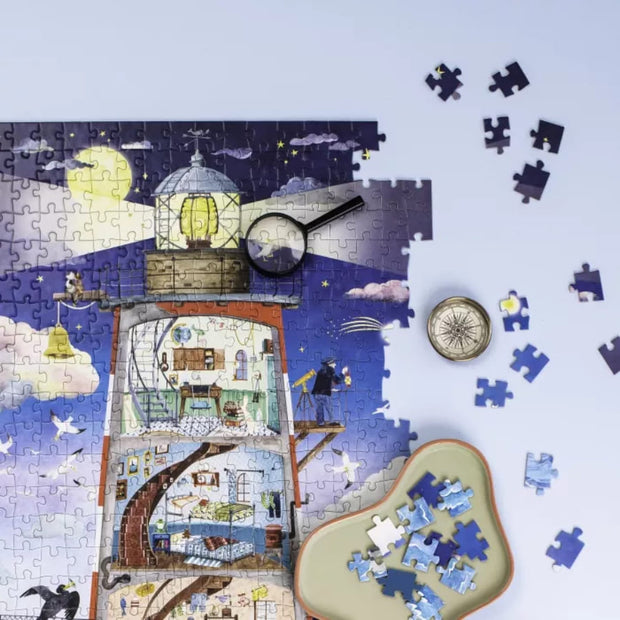 Puzzle phare le jardin du moulin - Moulin Roty