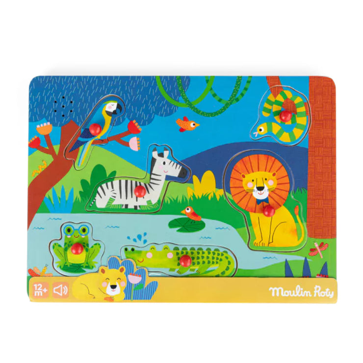 Puzzle Sonore - animaux - Les Toupitis - Moulin Roty