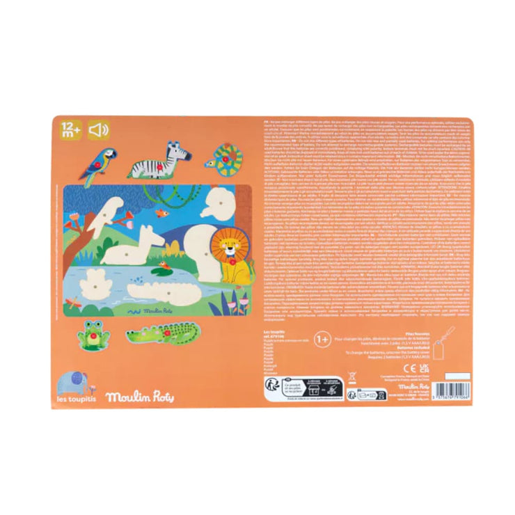 Puzzle Sonore - animaux - Les Toupitis - Moulin Roty