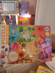 Puzzle cherche et trouve des tout petits les couleurs - Auzou