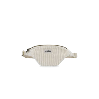 Sac banane Olivia Velours Ecru - Hindbag
