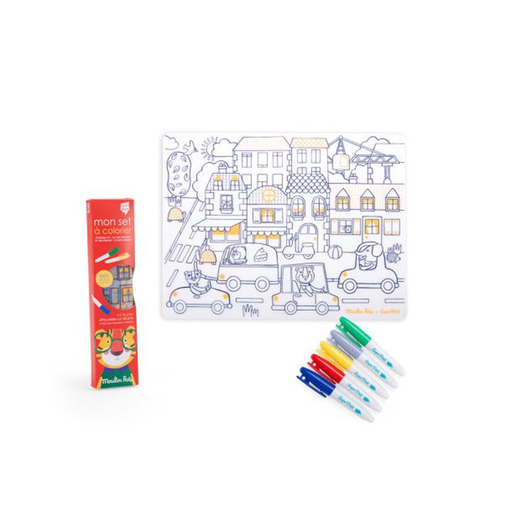 Mon set à colorier Popipop - Moulin Roty