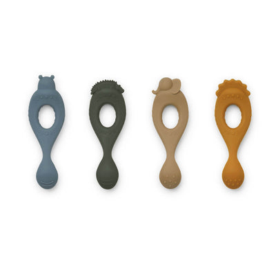 Set de cuillères en silicone safari - Liewood