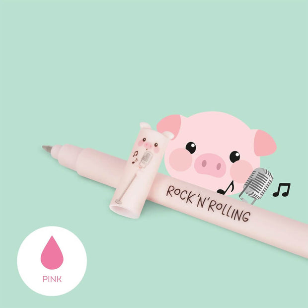 Set de 4 stylos gel effaçables ferme - Legami