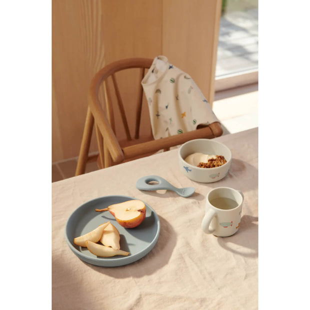 Set de Vaisselle en Silicone Avion - Liewood