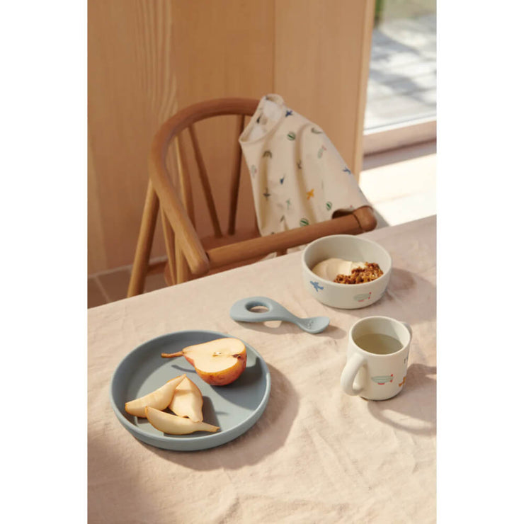 Set de Vaisselle en Silicone Avion - Liewood