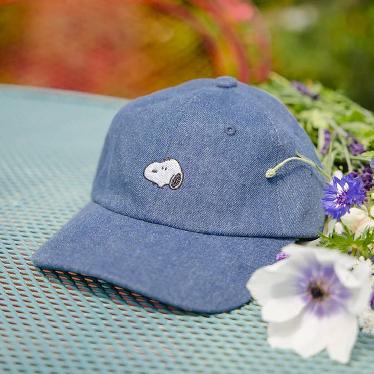 Casquette Snoopy en jean