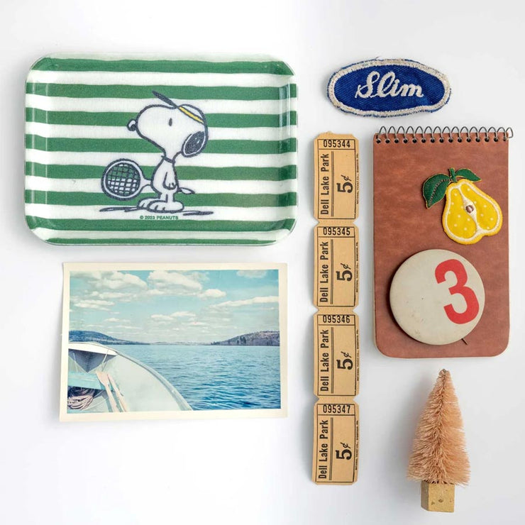 Plateau Vintage Snoopy Tennis - Three Potato Four