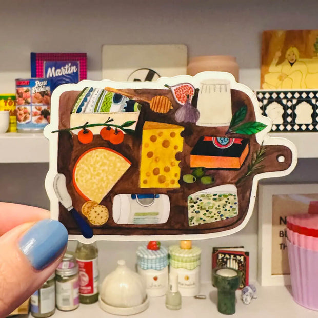 Sticker Autocollant Fromage - Daria Solak Illustrations