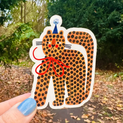 Sticker Autocollant Party Tiger - Daria Solak Illustrations