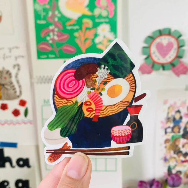 Sticker Autocollant Ramen Set - Daria Solak Illustrations