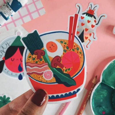 Sticker Autocollant Ramen - Daria Solak Illustrations