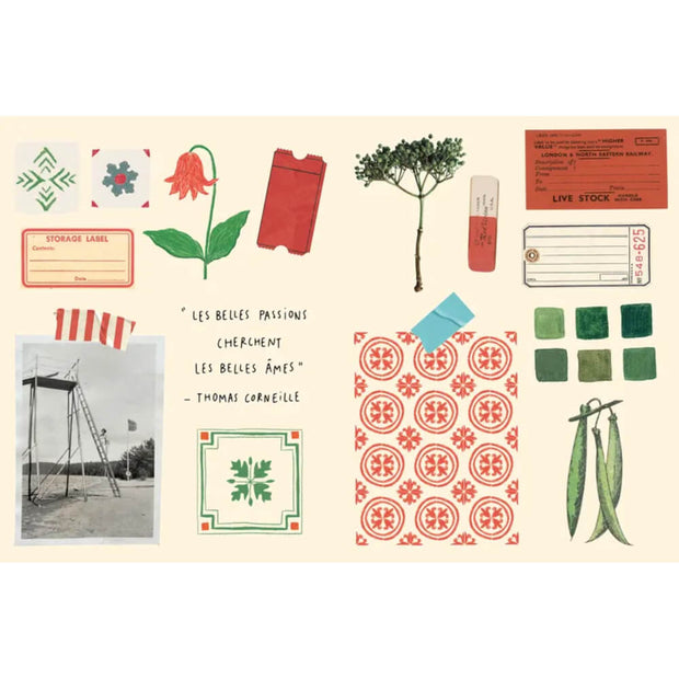 Livre de stickers - Le Bazar - Zoé de la Cases