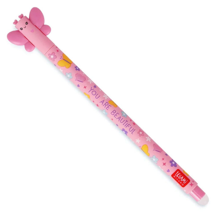 Stylo effaçable papillon - Legami