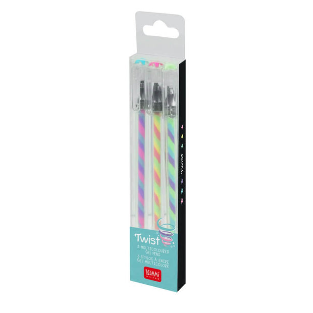 Set de 3 stylo gel multicolores - Legami