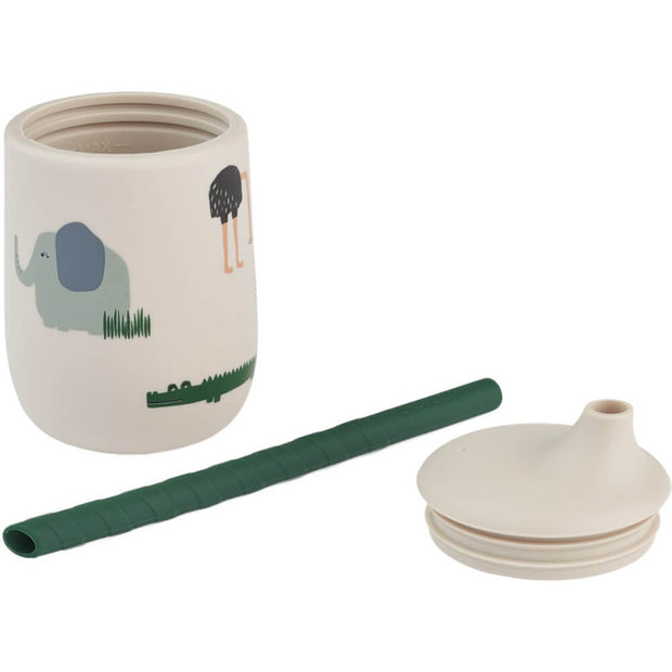 Tasse avec paille Ellis safari - Liewood