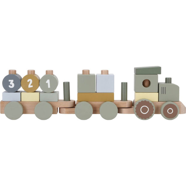 Train à bloc tracteur little farm - Little dutch