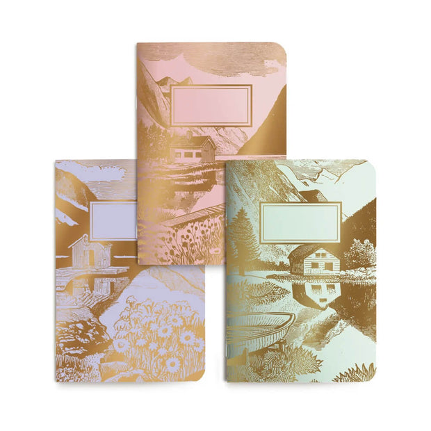 TRIO PETITS CARNETS - CONTEMPLATION - Les éditions du Paon