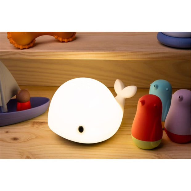 Veilleuse projecteur baleine blanche - Little L