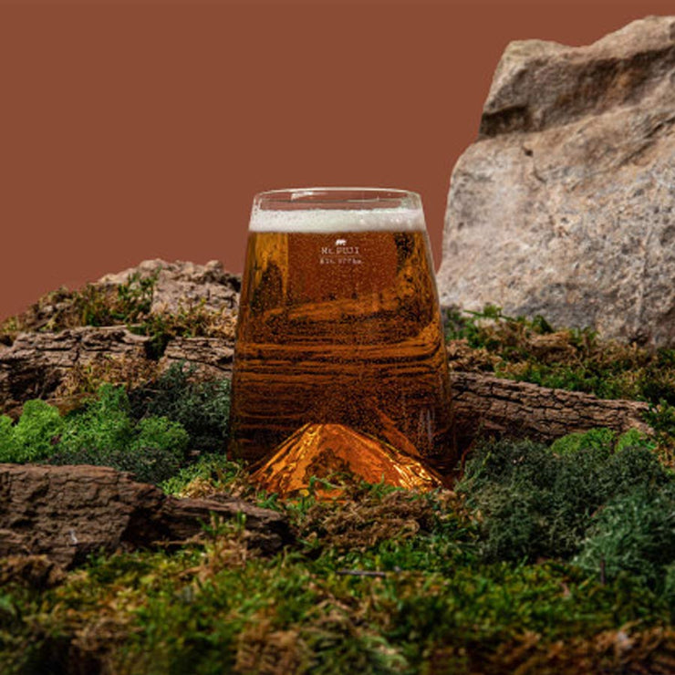 Verre design topographic - Mont Fuji