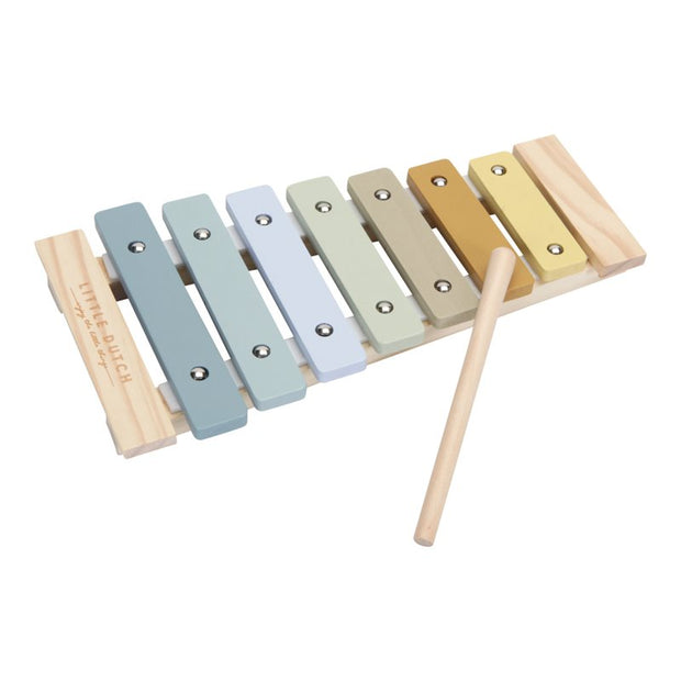 Xylophone en bois - Bleu de