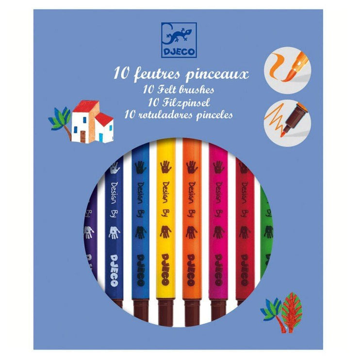 10-feutres-pinceaux-classiques-djeco-loisirs