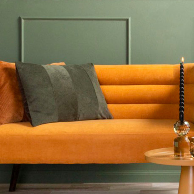 Coussin en velours - Moss Green