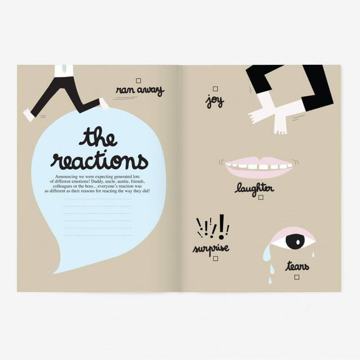 Carnet de grossesse "9 monhs of waiting" à compléter - Minus Editions