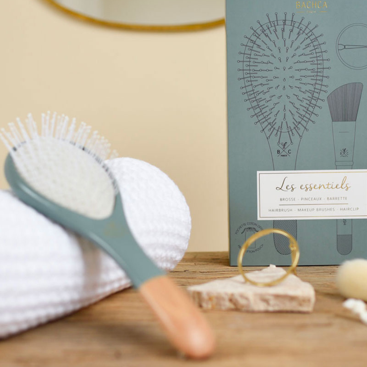 Coffret Les essentiels Eucalyptus - Brosse démêlage & volume