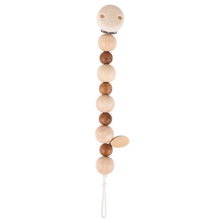accroche-tetine-beige-marron-enfants-heimess