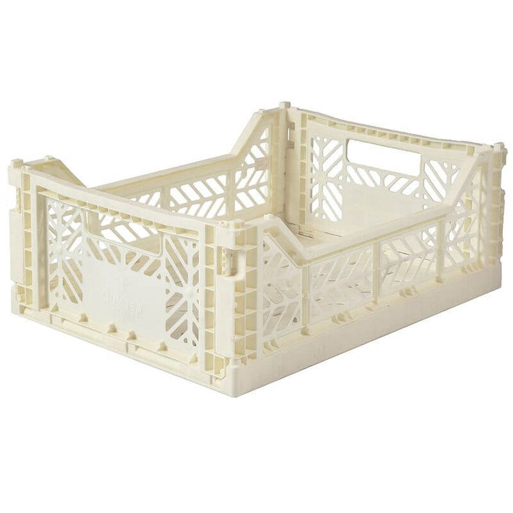 moyenne cagette pliable - cream - rangement original