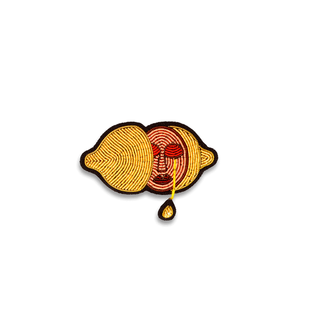 Broche brodée - Acide