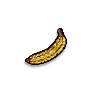 Broche Brodée Banane - Macon et Lesquoy