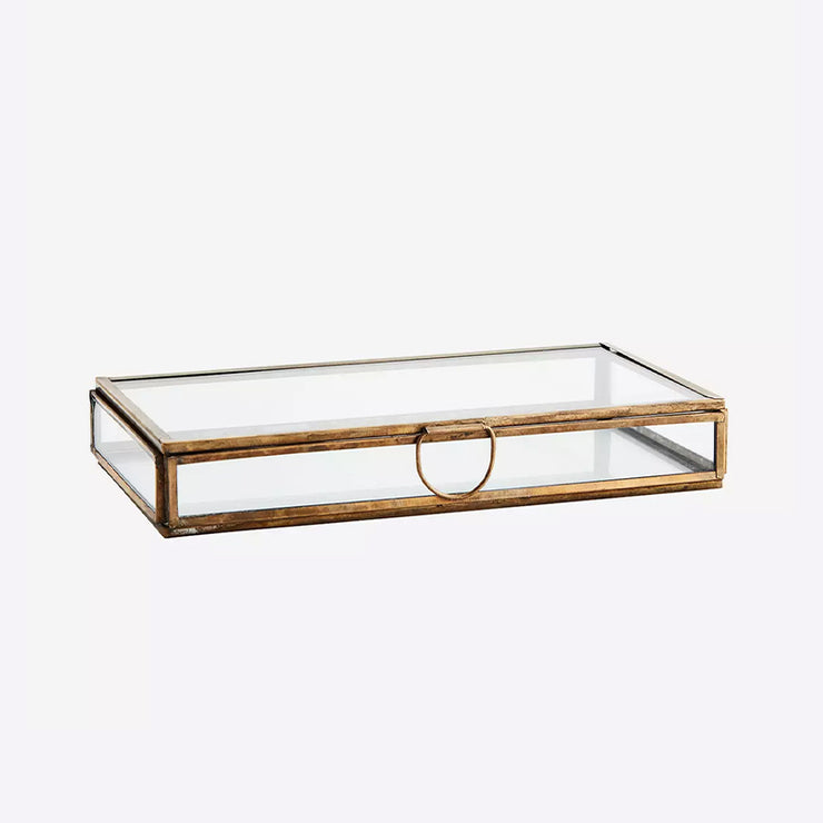 Madam Stoltz - Boite Rectangulaire en Verre Basse