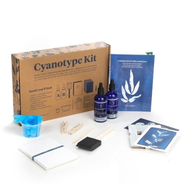 BOTANOPIA - Coffret Cyanotype – kit pour réaliser de superbes impressions naturelles